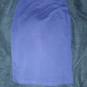 Zenana Blue Pencil Skirt
